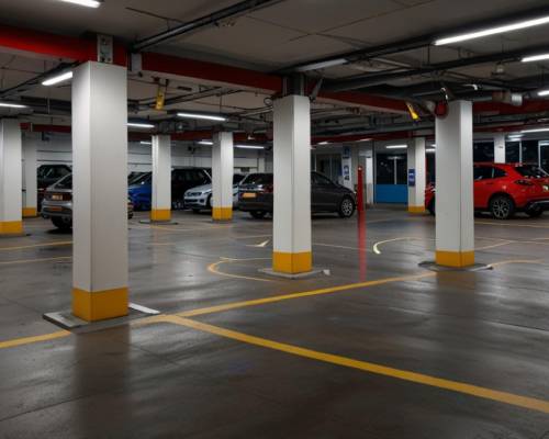 Parking lot maintenance